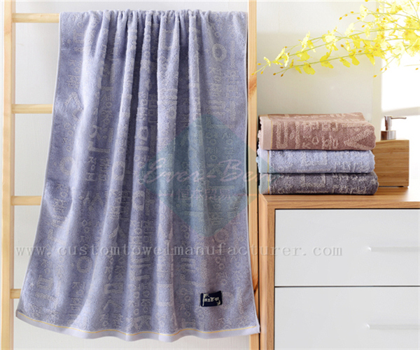 China EverBen Custom gym sweat towel manufacturer ISO Audit Bamboo Face Towels Factory